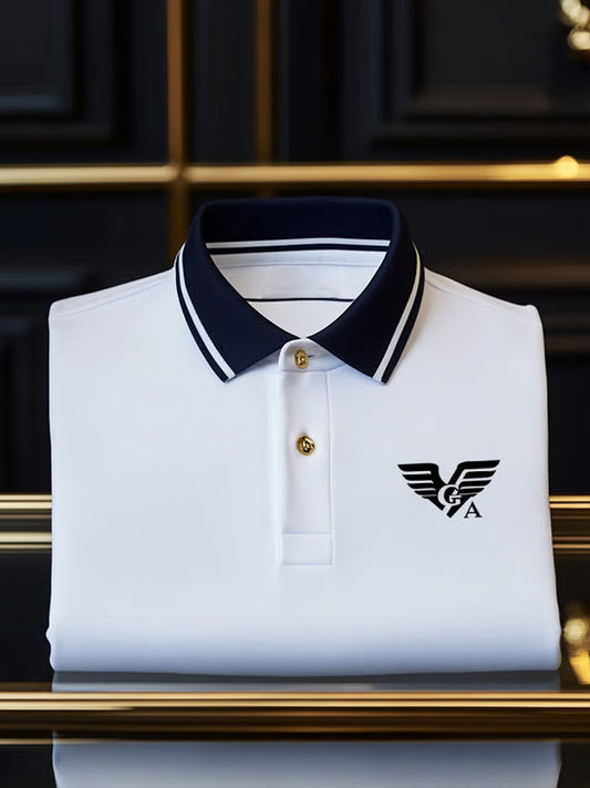 Férfi vintage nyaralás üzleti alkalmi póló