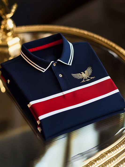 Férfi vintage nyaralás üzleti alkalmi póló