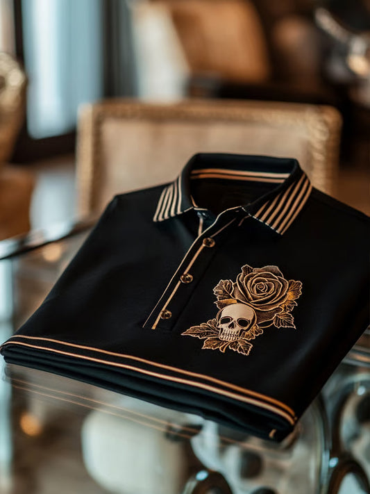 Férfi vintage nyaralás üzleti alkalmi póló