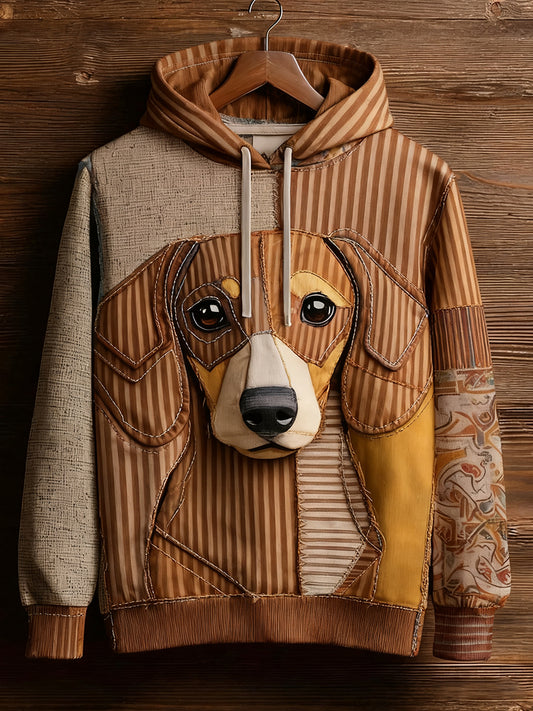 Unisex állat művészet nyomtatás alkalmi vintage kapucnis