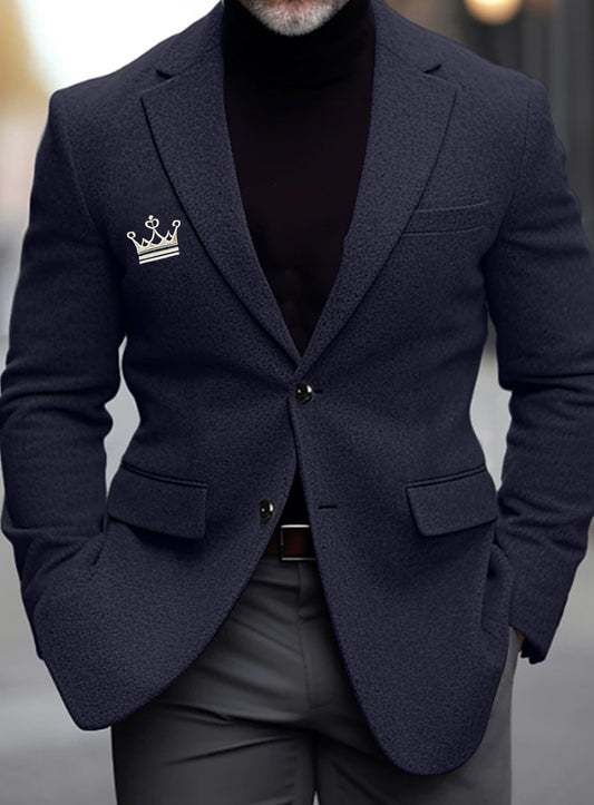 Férfi vintage üzleti alkalmi blazer