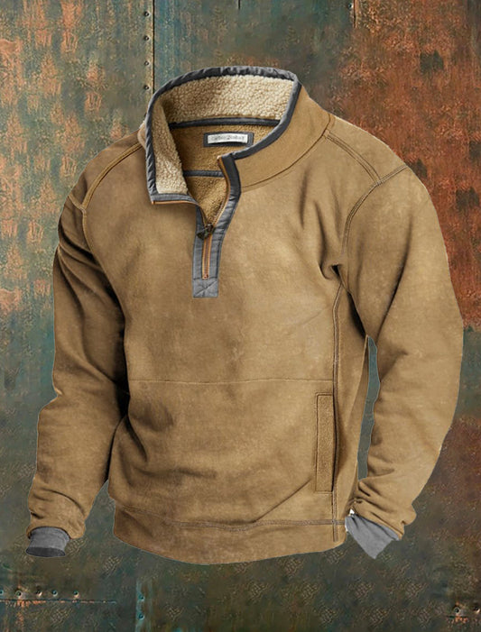 Férfi retro western art print alkalmi top