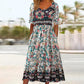 【S-4XL】👗Női elegáns bohém nyomtatott ruha