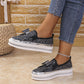 ✨Új termékek az ajánlatban ✨Női Strasszos Slip-On Bow Sneakers cipők
