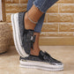 ✨Új termékek az ajánlatban ✨Női Strasszos Slip-On Bow Sneakers cipők