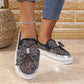 ✨Új termékek az ajánlatban ✨Női Strasszos Slip-On Bow Sneakers cipők