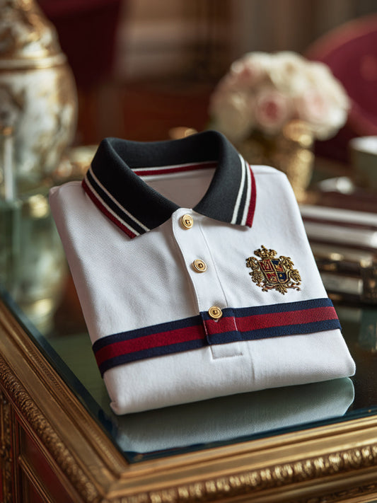 Retro royal premium business rövid ujjú pólóing