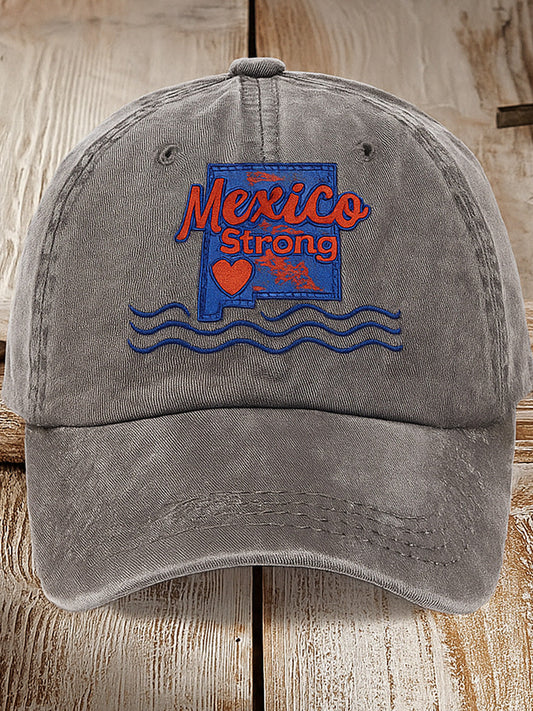 Álljon erős ruidoso new mexico nyomtatott vintage retro unisex resort baseball sapka