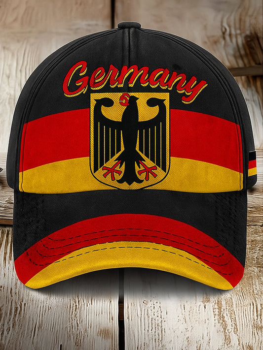 Retro németország zászló sas nyomtatott vintage retro unisex resort baseball sapka