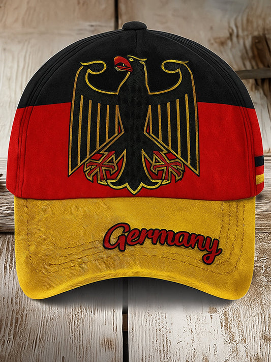 Retro németország zászló sas nyomtatott vintage retro unisex resort baseball sapka