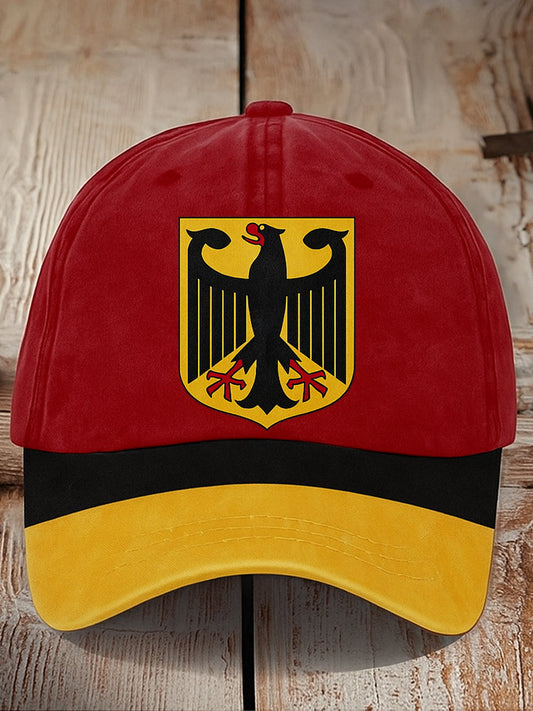 Retro németország zászló sas nyomtatott vintage retro unisex resort baseball sapka