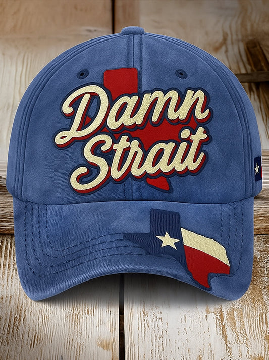 Retro country music texas country western nyomtatott vintage retro unisex resort baseball sapka