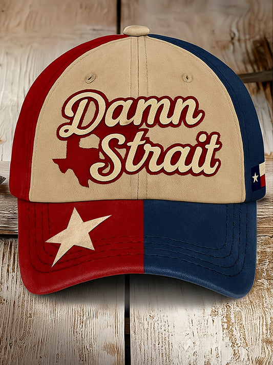 Retro átkozott szoros country music texas western nyomtatott vintage retro unisex resort baseball sapka