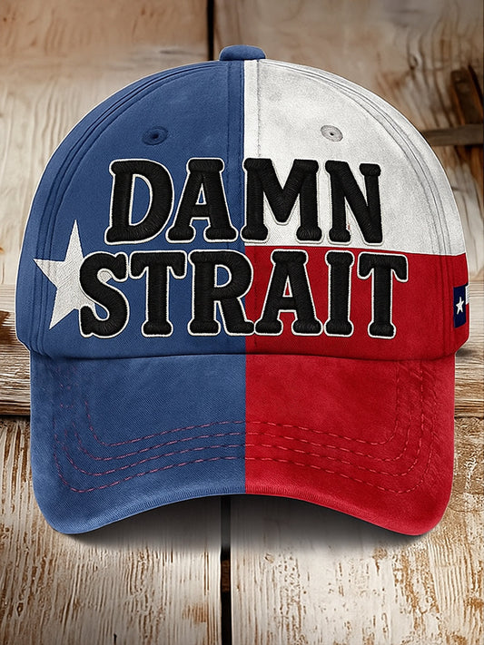 Retro átkozott szoros country music texas western nyomtatott vintage retro unisex resort baseball sapka