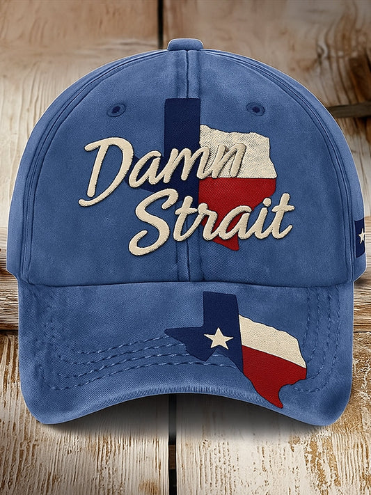 Retro átkozott szoros country music texas western nyomtatott vintage retro unisex resort baseball sapka