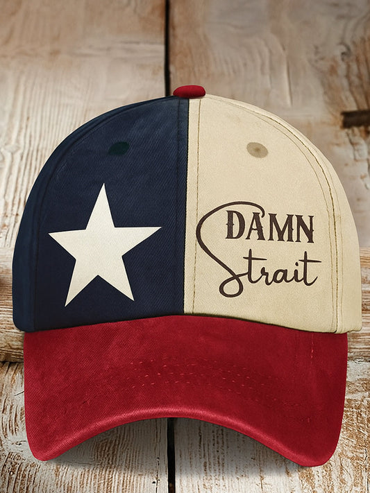 Retro átkozott szoros country music texas western nyomtatott vintage retro unisex resort baseball sapka
