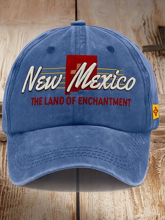 Álljon erős ruidoso new mexico nyomtatott vintage retro unisex resort baseball sapka