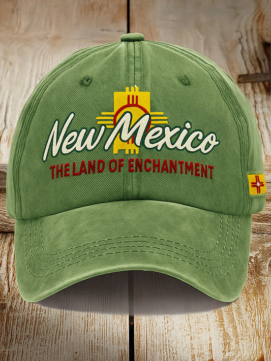 Álljon erős ruidoso new mexico nyomtatott vintage retro unisex resort baseball sapka
