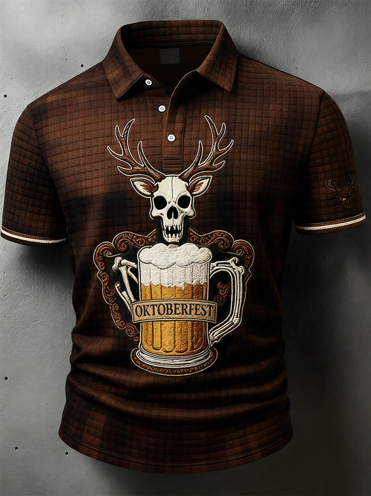 Férfi vintage nyaralás üzleti alkalmi póló