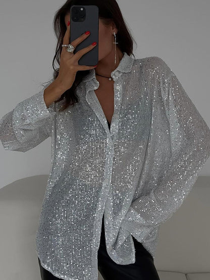 Női követ nyakörv hosszú ujjú ing