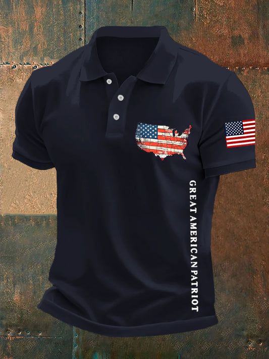 Férfi vintage charlie kirk amerikai zászló nyomtatás sweatshirt