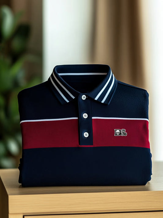 Férfi vintage nyaralás üzleti alkalmi póló