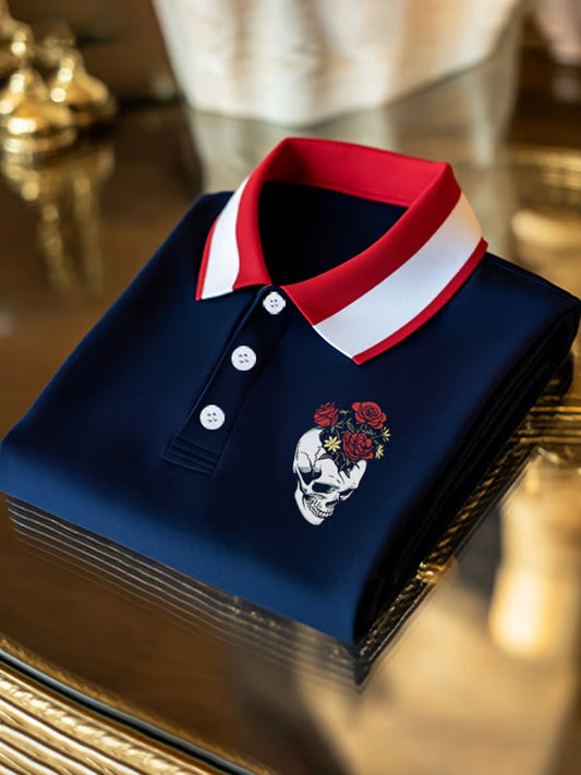 Férfi vintage nyaralás üzleti alkalmi póló