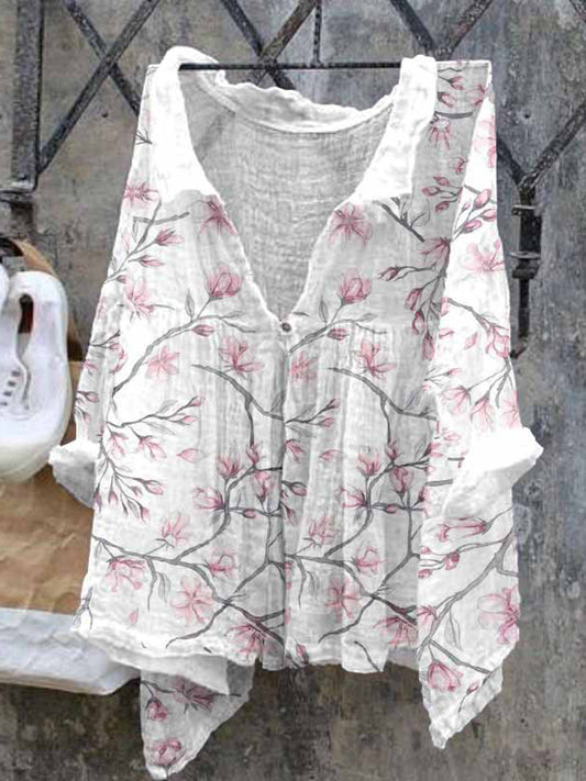 Női alkalmi v-nyak butterfly art print kényelmes ing ruha