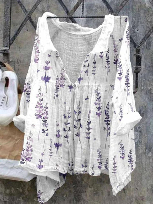 Női alkalmi v-nyak butterfly art print kényelmes ing ruha