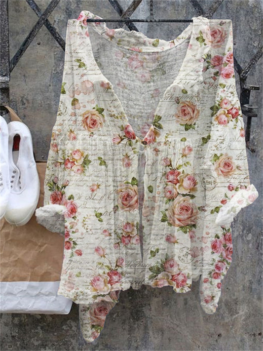 Női alkalmi v-nyak butterfly art print kényelmes ing ruha