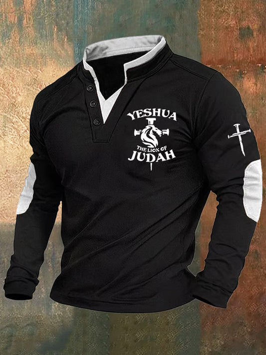 Férfi retro faith sweatshirt