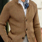 Férfi retro üzleti stílusú kardigán kabát