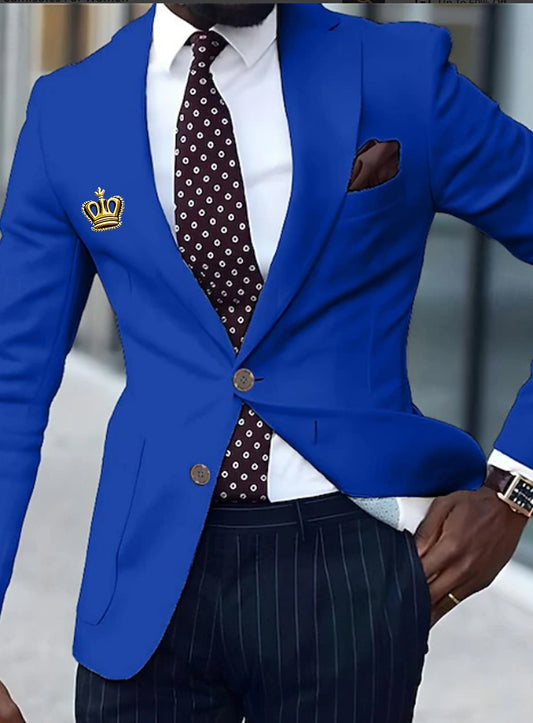 Férfi vintage üzleti alkalmi blazer