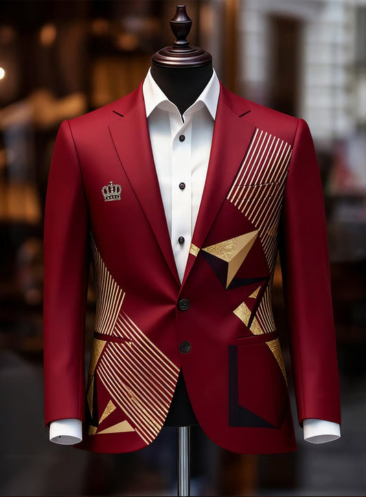 Férfi vintage üzleti alkalmi blazer