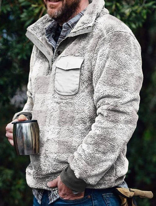 Férfi retro művészet nyomtatás alkalmi felső