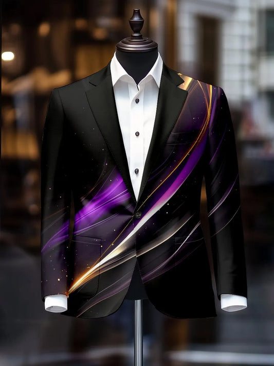 Férfi vintage üzleti alkalmi blazer