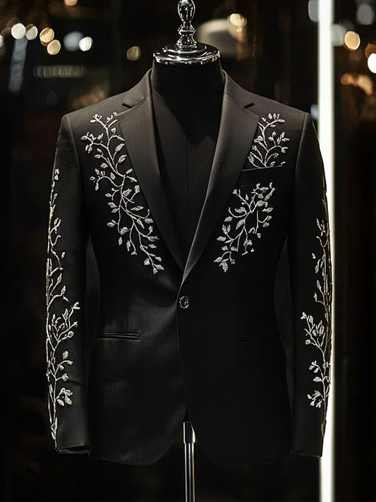 Férfi vintage üzleti alkalmi blazer