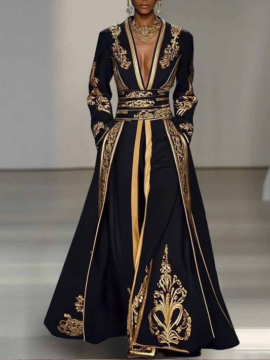 Női vintage palota muszlim közel-keleti ruha