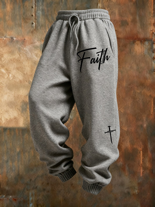 Férfi retro hit nyomtatás laza alkalmi nadrág