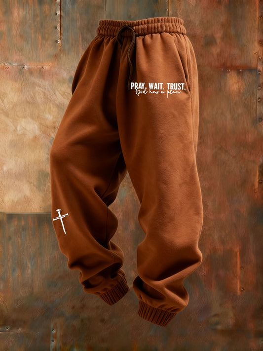 Férfi retro hit nyomtatás laza alkalmi nadrág